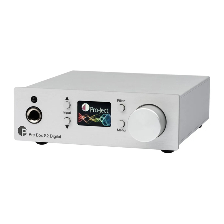 Pro-Ject Audio Systems Pre Box S2 Digital User manual