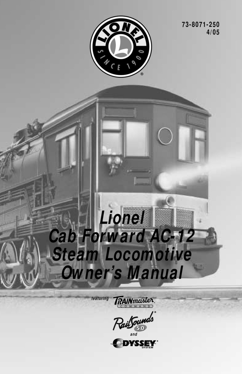 Lionel Cab Forward AC-12 User manual