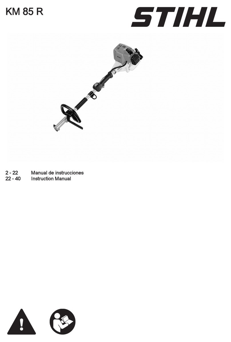 Stihl KM 85 R User manual