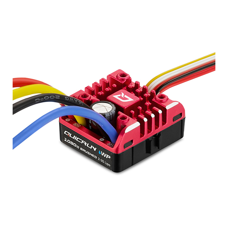Hobby-Wing QUICRUN WP 1080 G2 BRUSHED user manual