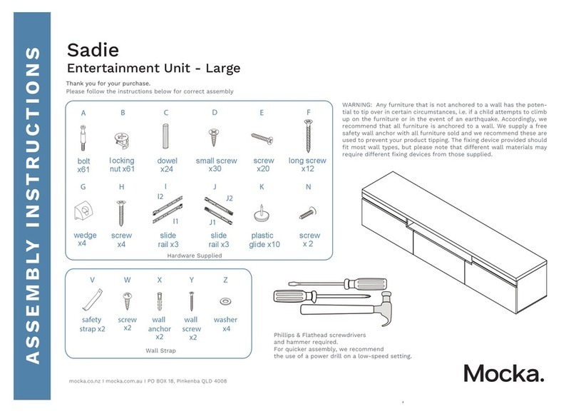 Mocka Sadie User manual