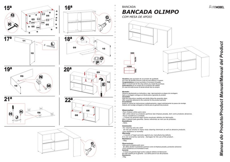 FITMOBEL Olimpo Table User manual