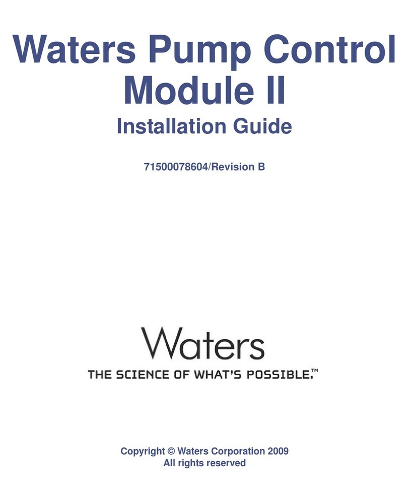 Waters Pump Control Module II installation guide