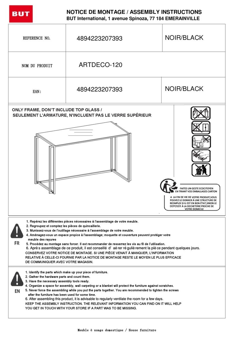 BUT ARTDECO-120 Assembly instructions