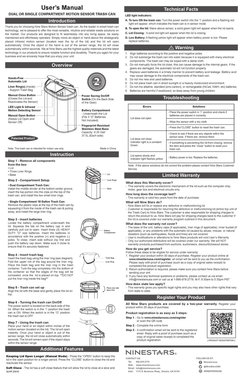 Ninestars DZT-70-R3 user manual