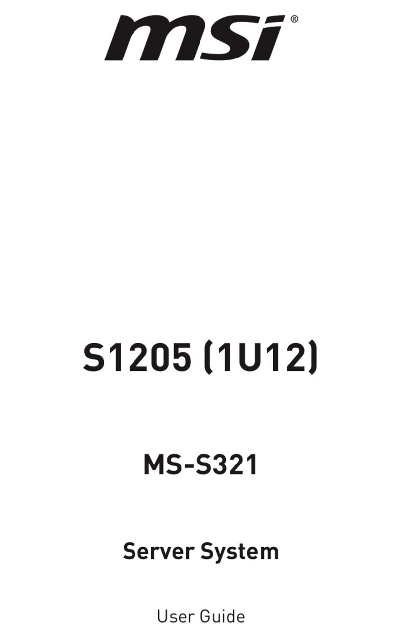 MSI S1205 User manual