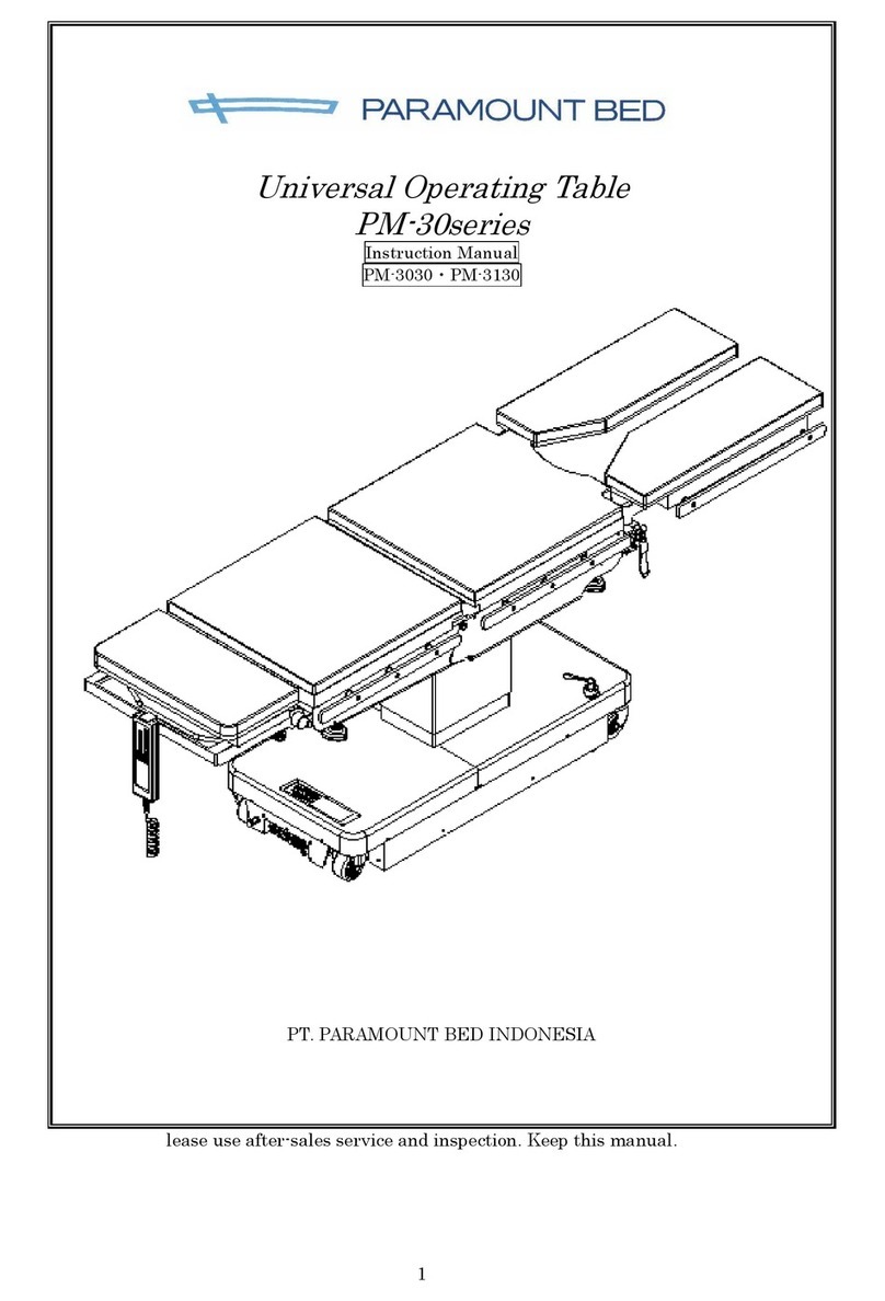 PARAMOUNT BED PM-30 Series User manual PARAMOUNT BED PM-30 Series User manual