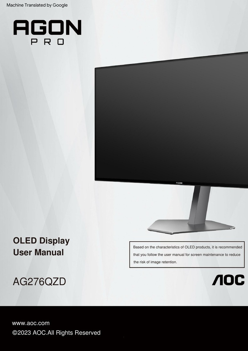 AOC AGON PRO AG276QZD User manual