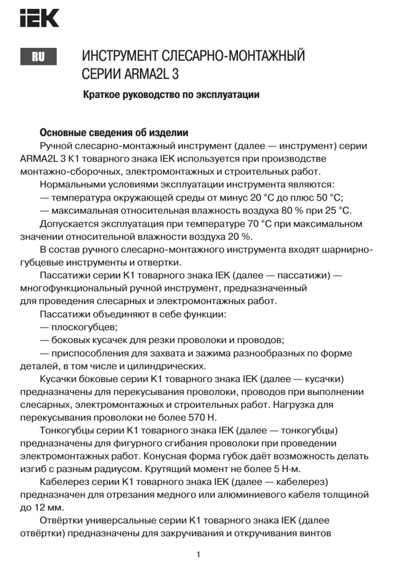 IEK ARMA2L 3 Series manual