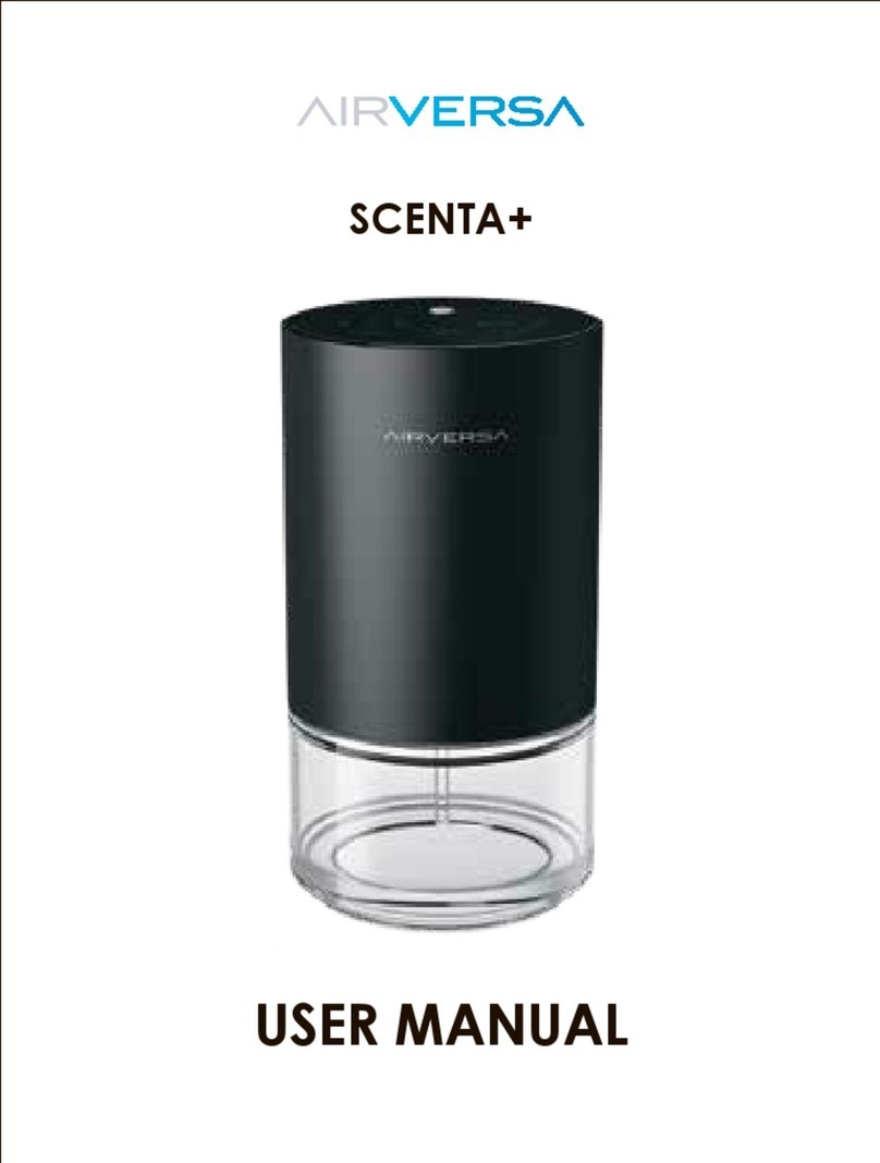 AIRVERSA SCENTA+ user manual