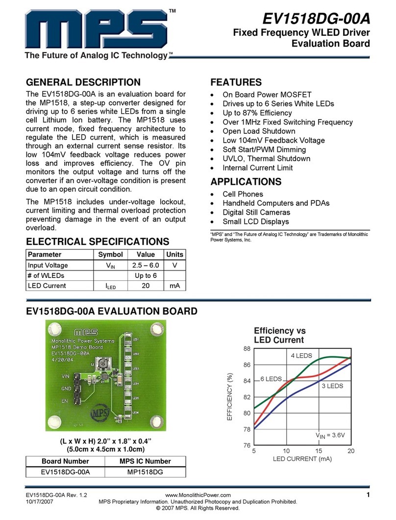 MPS EV1518DG-00A User manual