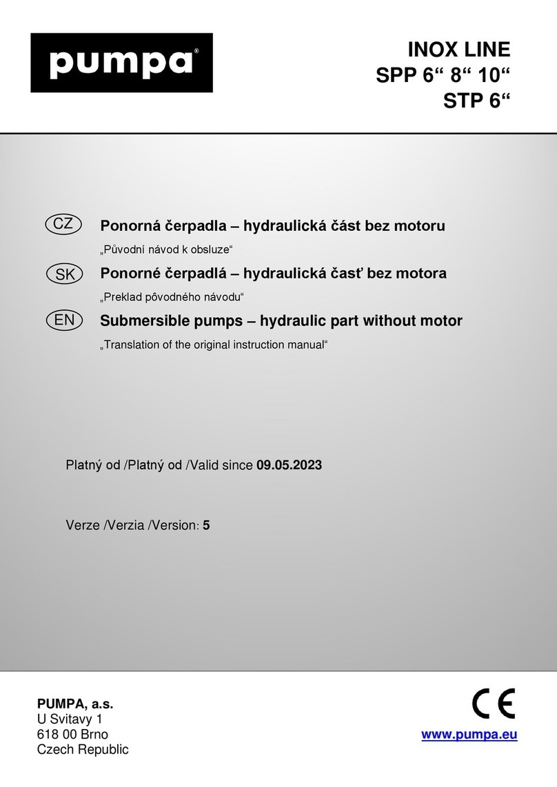 pumpa INOX SPP 6 Translation of the original instruction manual