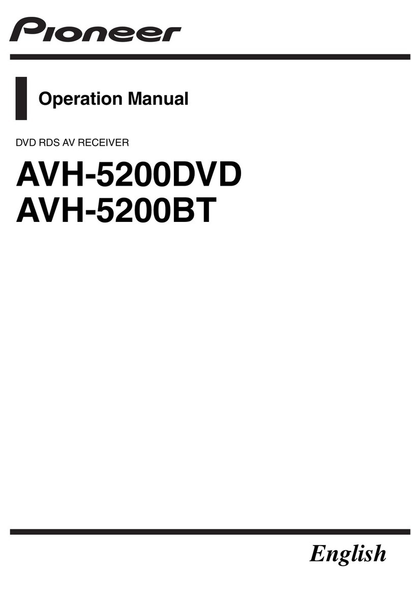Pioneer AVH-5200DVD User manual