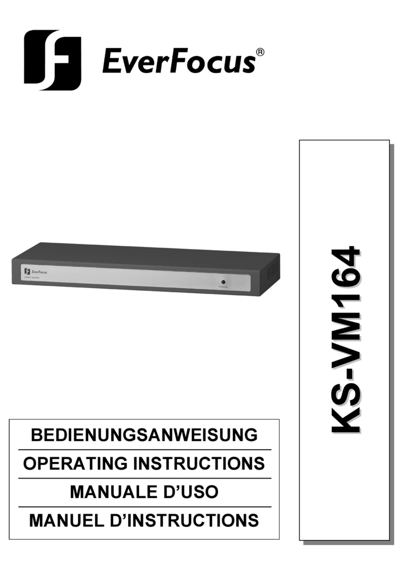 EverFocus KS-VM164 operating instructions