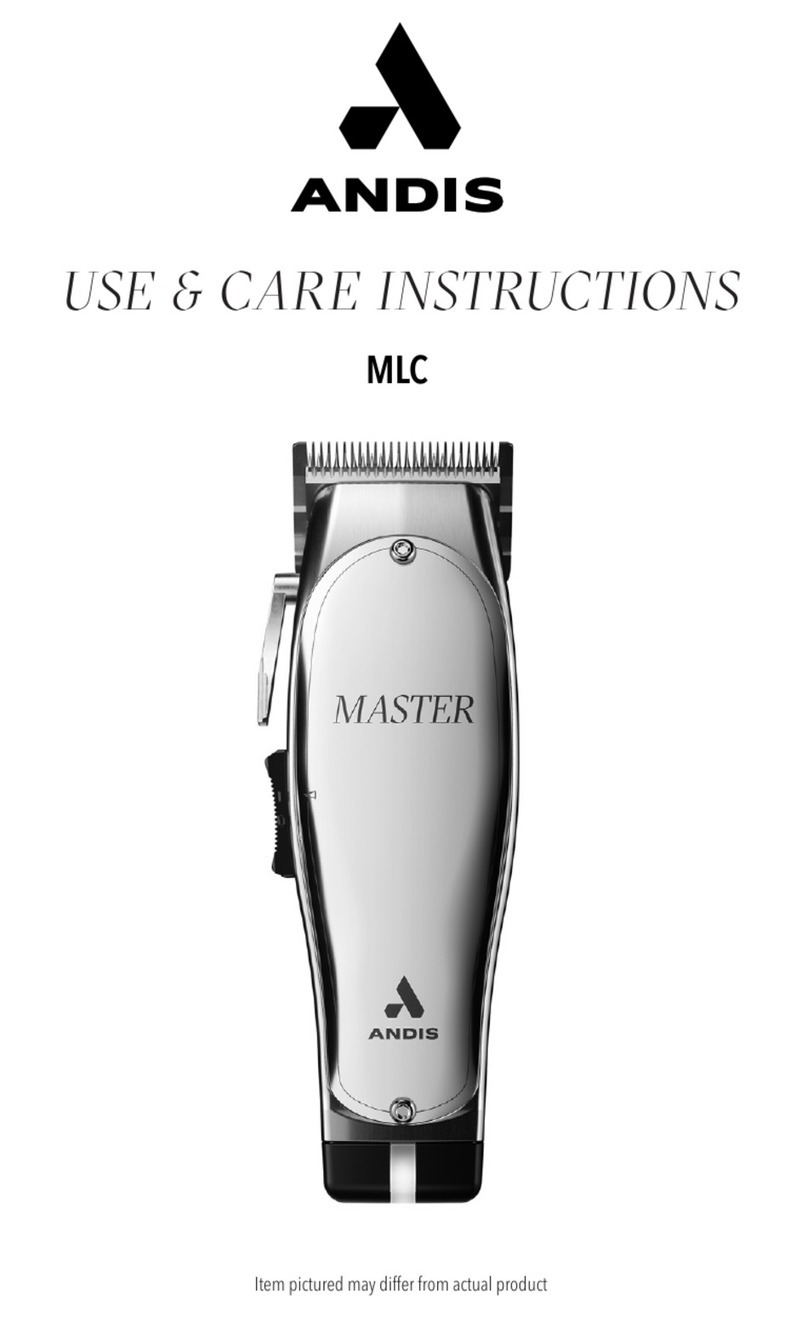 Andis MLC Quick reference guide