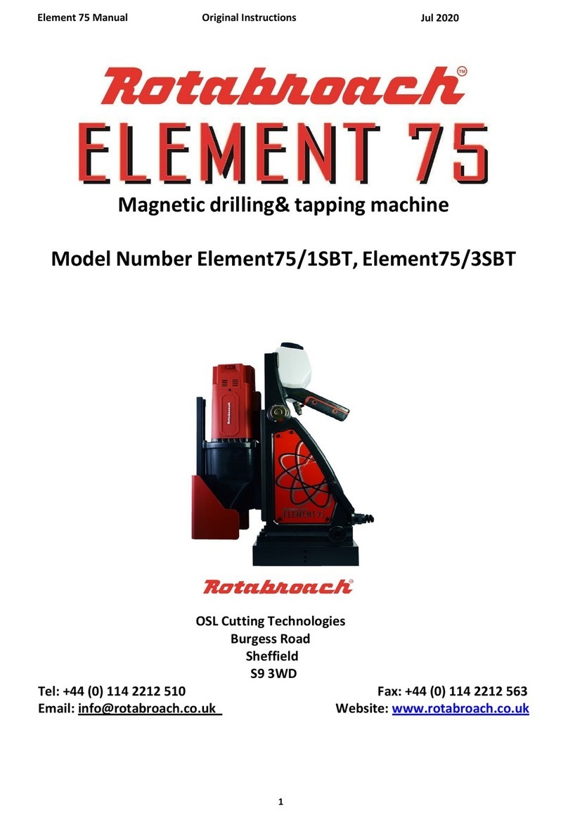 Rotabroach Element75 User manual