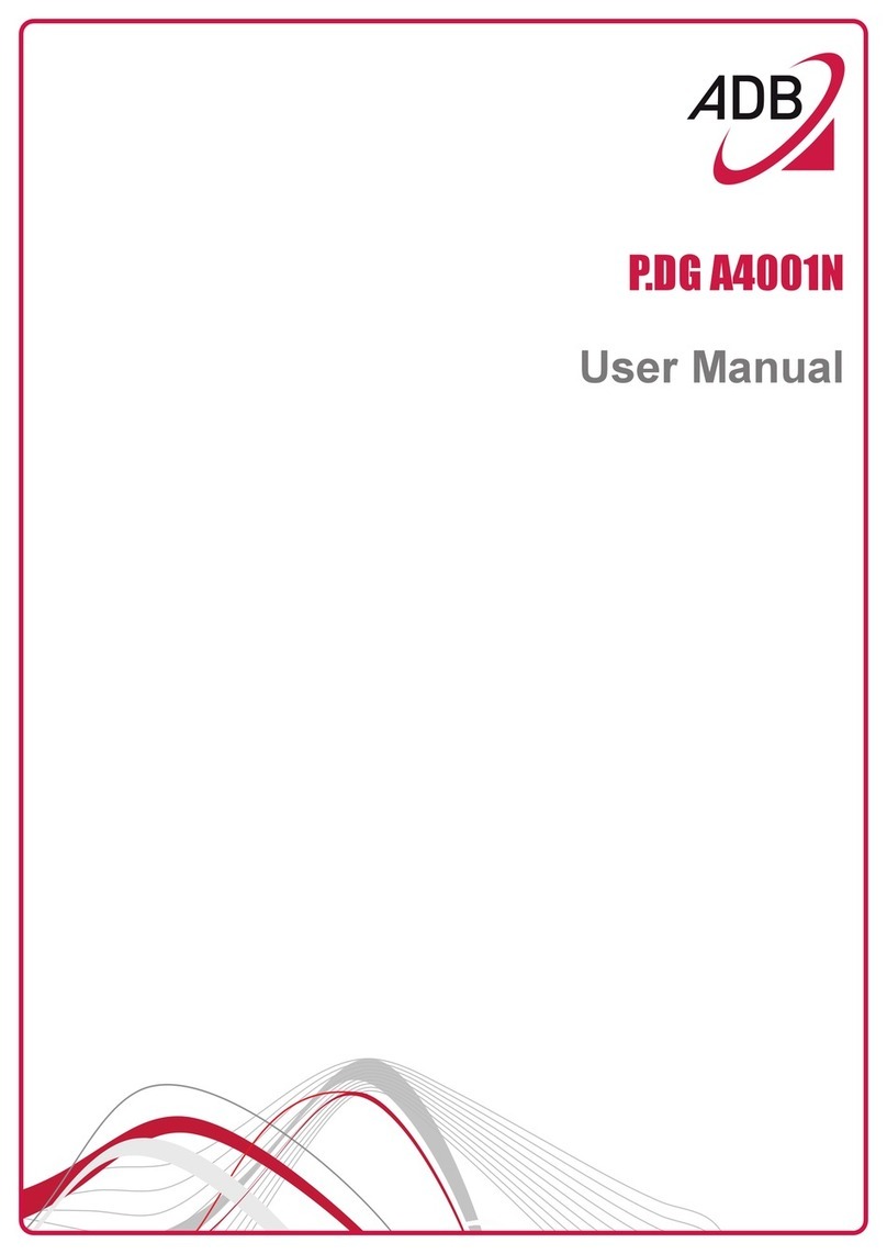 ADB P.DG A4001N user manual