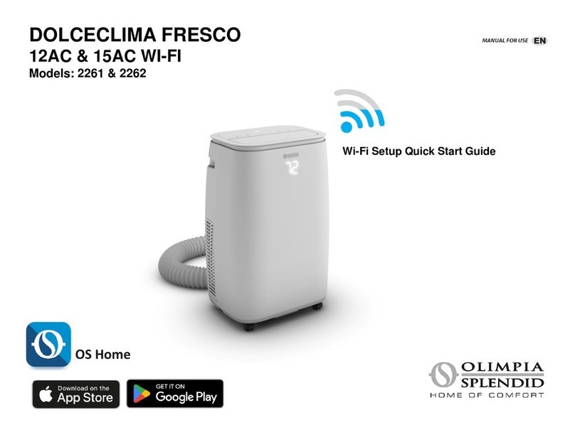 Olimpia splendid DOLCECLIMA FRESCO 12AC WI-FI User manual Olimpia splendid DOLCECLIMA FRESCO 12AC WI-FI User manual
