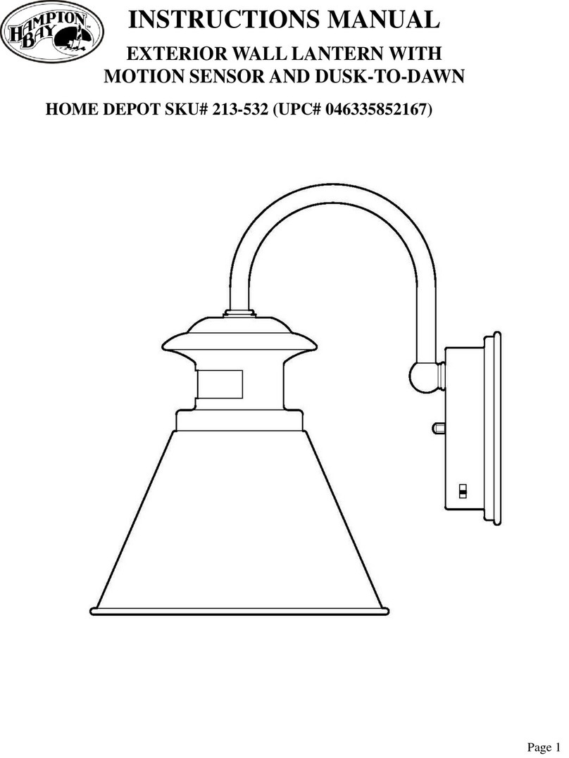 HAMPTON BAY 213-532 instruction manual