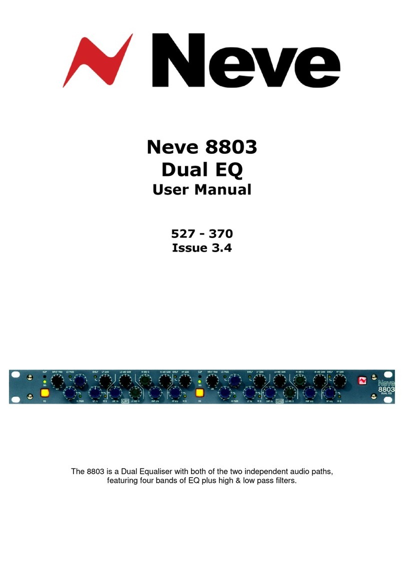 Neve Outboard 88 Series user manual