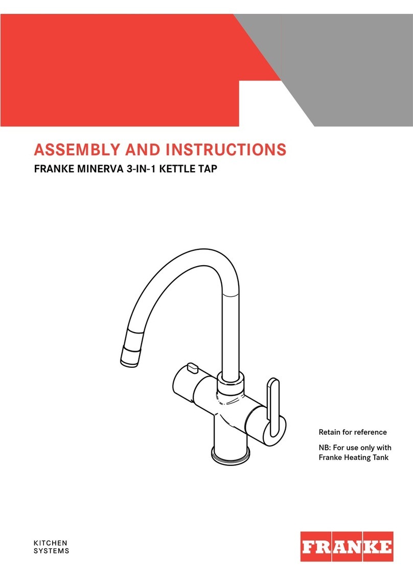 Franke MINERVA User manual Franke MINERVA User manual