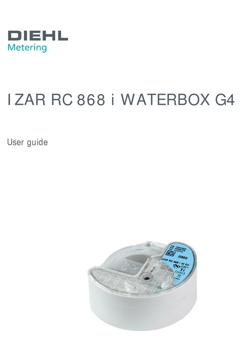 Diehl Metering IZAR RC 868 i WATERBOX G4 user guide