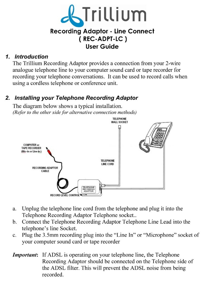 Trillium REC-ADPT-LC user guide