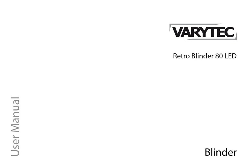 Varytec Retro Blinder 80 LED user manual