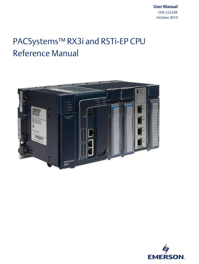 Emerson PACSystems RX3i user manual