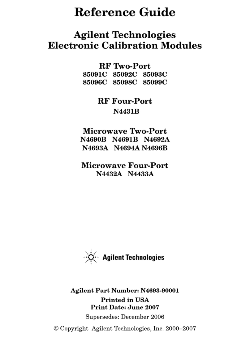 Agilent Technologies 85091C User manual
