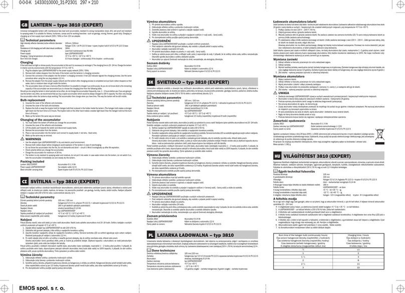 Emos LED EXPERT 3810 quick start guide