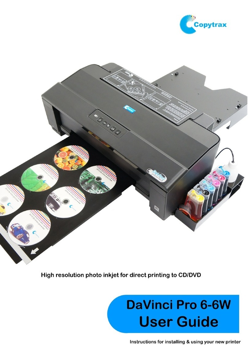 Copytrax DaVinci Pro 6-6W User manual
