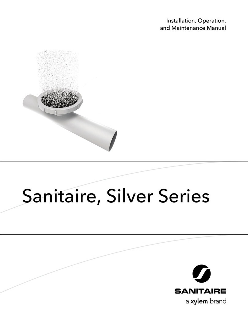 Xylem Sanitaire Silver Series Installation, operation and maintenance manual