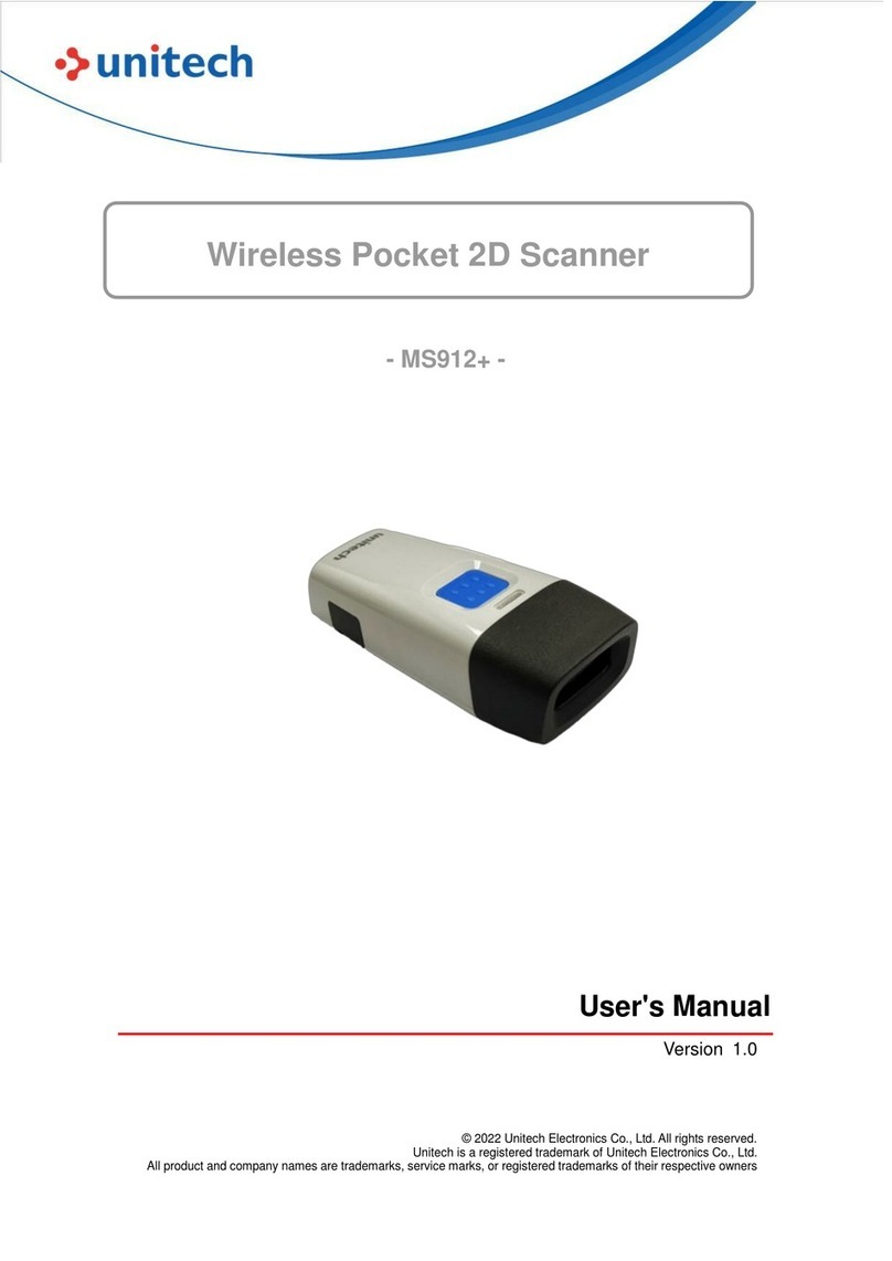 Unitech MS912+ user manual