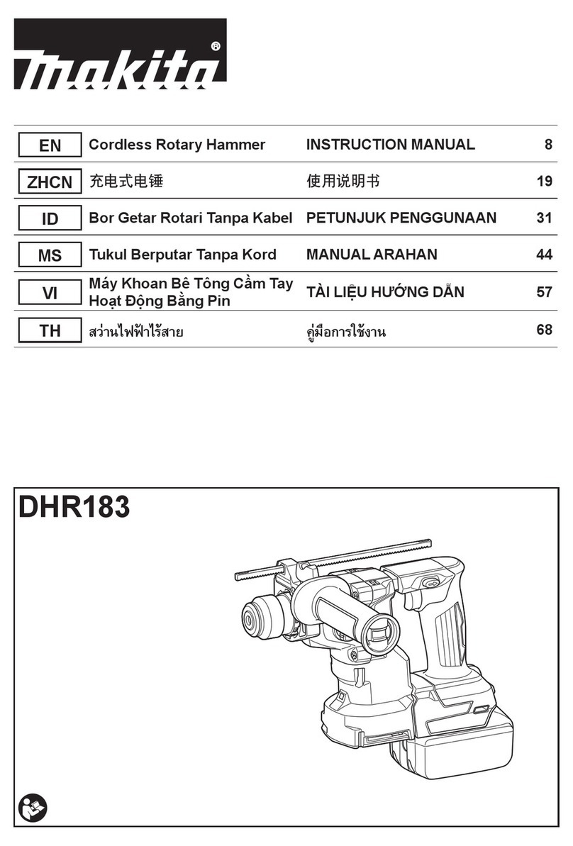 Makita DHR183 User manual
