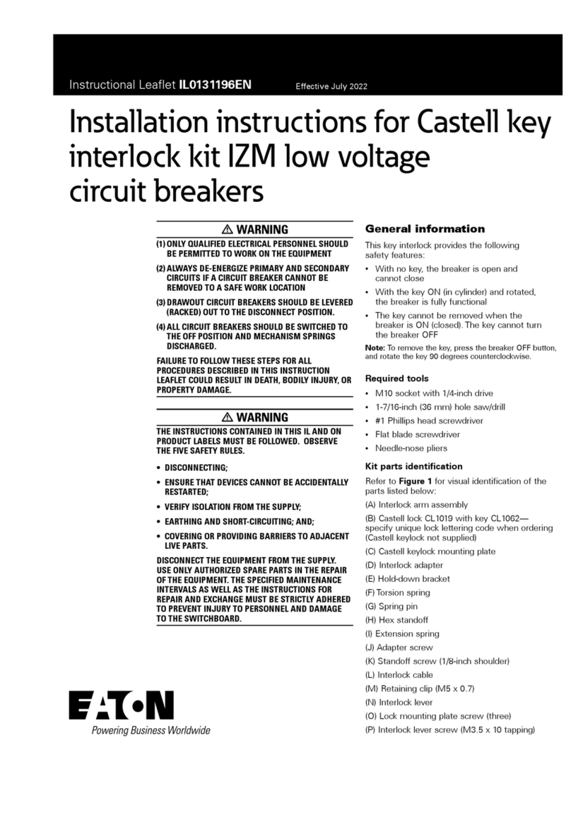 Eaton IZM Series User manual Eaton IZM Series User manual