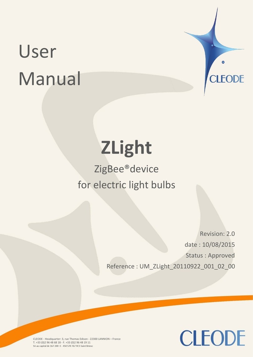 Cleode ZLight user manual