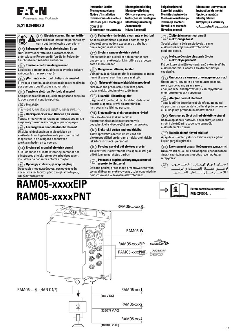 Eaton RAMO5 EIP Series Instruction leaflet