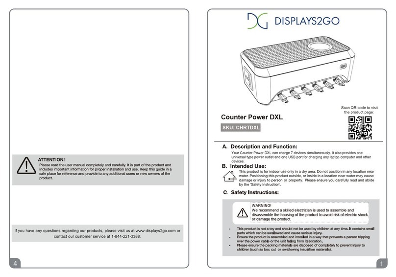 Displays2go CHRTDXL quick start guide