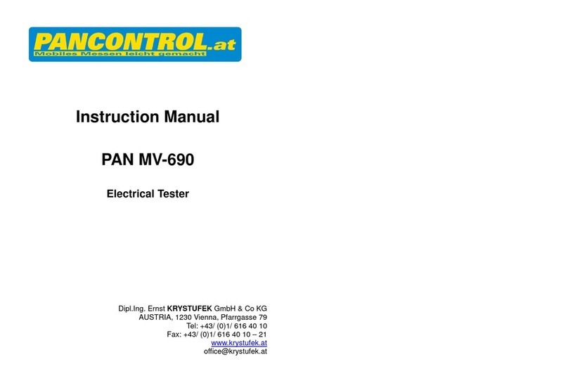 Krystufek PAN MV-690 instruction manual