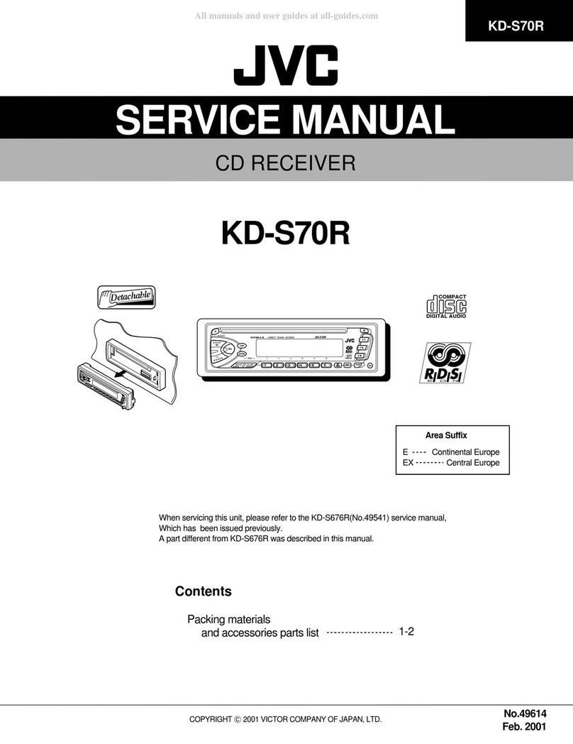 JVC KD-S70R User manual