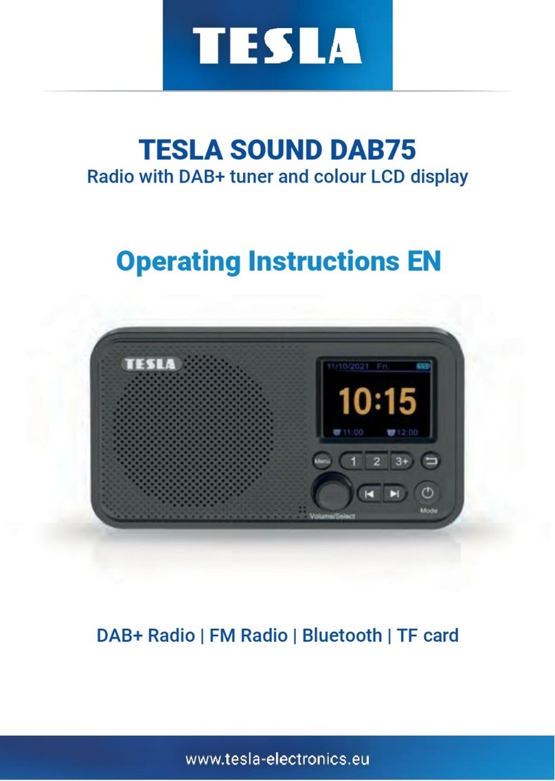 Tesla SOUND DAB75 operating instructions