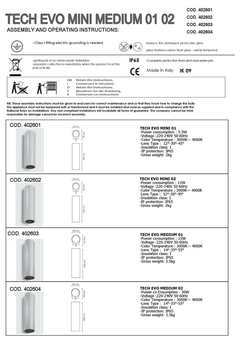 PUK TECH EVO MINI 01 User manual