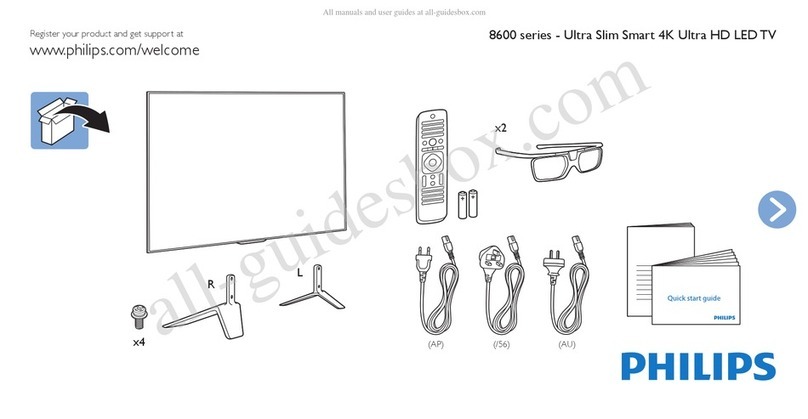 Philips 8600 Series User manual
