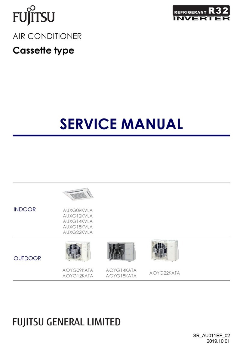 Fujitsu AUXG14KVLA User manual