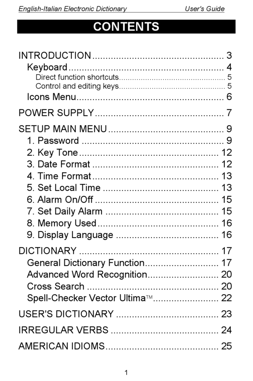 Ectaco Language Teacher EI200D manual