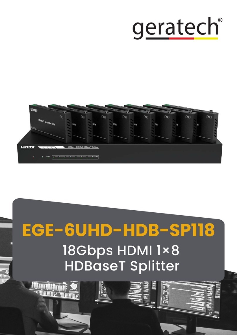 geratech EGE-6UHD-HDB-SP118 manual