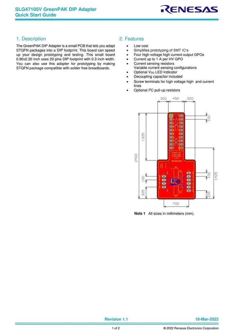 Renesas SLG47105V User manual