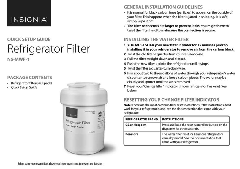 Insignia NS-MWF-1 Quick setup guide