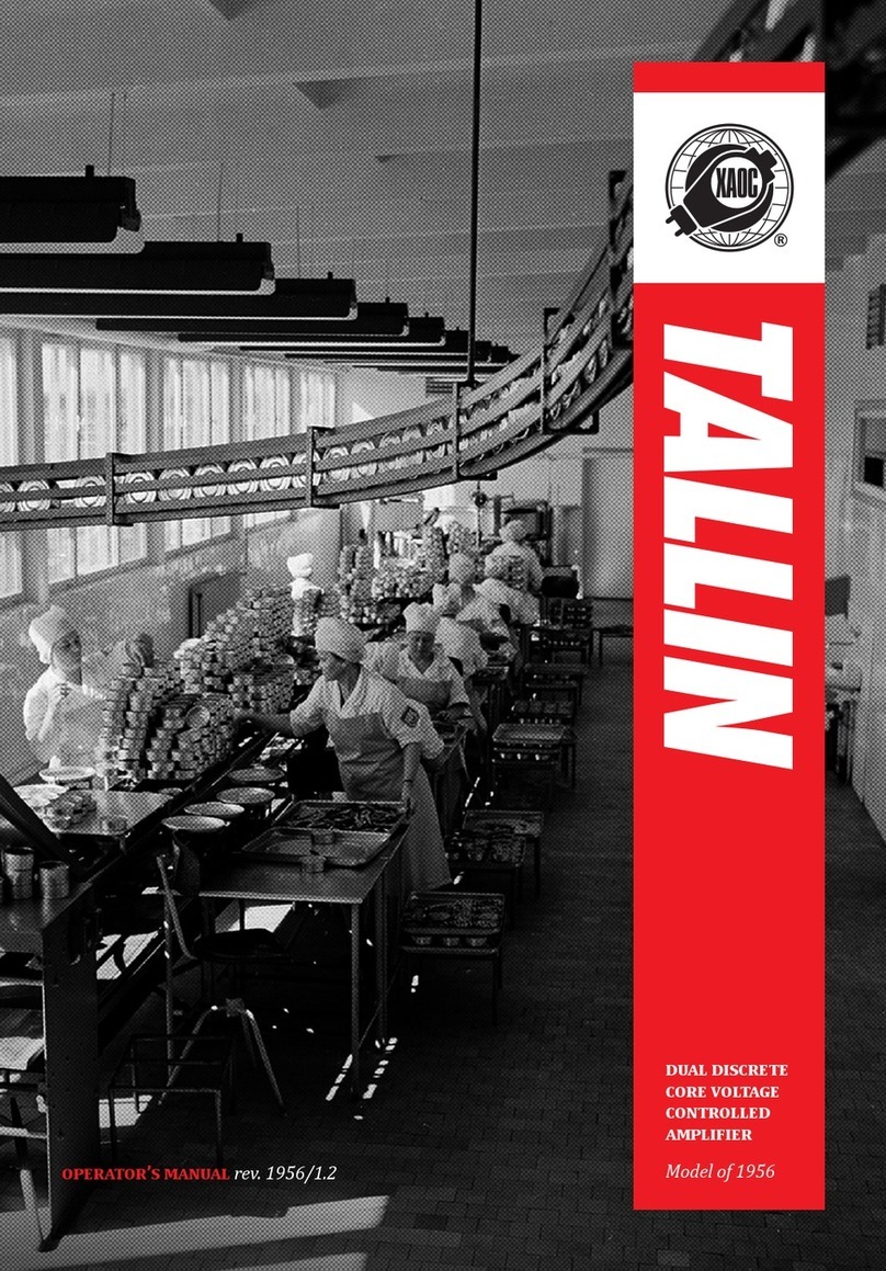 Xaoc Devices TALLIN User manual